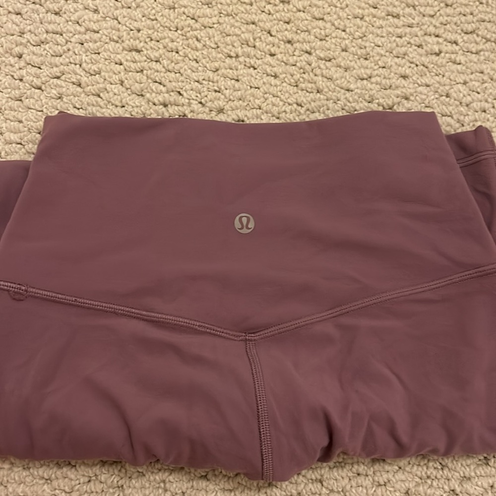 Lululemon light purple align leggings size 4 25”